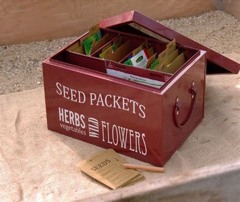 vintage metal seed box|Antique Seed Planter for sale .